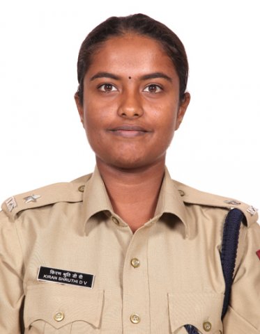 Ms. Kiran Shruthi D.V Year: 2018 RR: 71 Cadre: Tamil Nadu