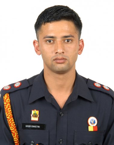Sisir Chhetri  Year: 2006 RR: 59 Cader: Royal Bhutan Police