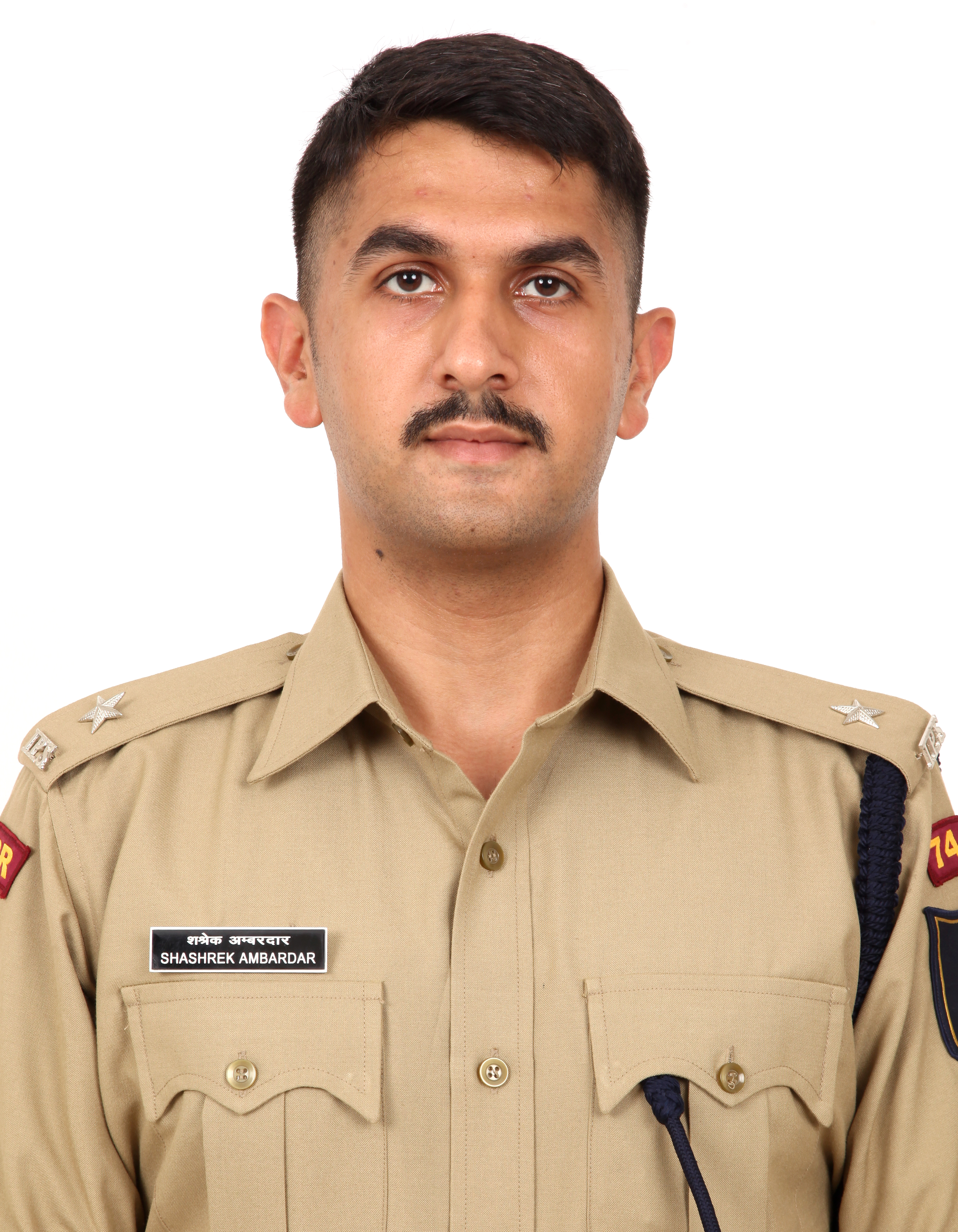 Shashrek Ambardar Year: 2021 RR: 74 Cadre: West Bengal